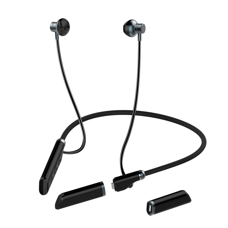 B998 Wireless Neckband Headphones Half In-Ear Bluetooth 5.3 Earphones Noise Cancelling Earbuds with Pluggable B998 Wireless Neckband Headphones Half In-Ear Bluetooth 5.3 Earphones Noise Cancelling Earbuds with Pluggable